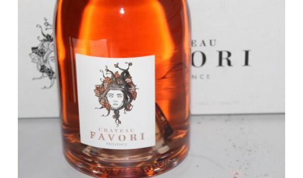 6 flessen à 1,5l rosé wijn Chateau Favori, Provence